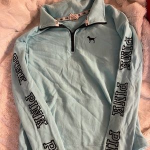VS teal half zipper up